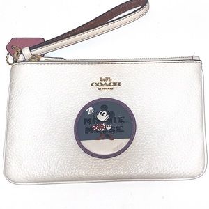 Coach Minnie Mouse Wristlet